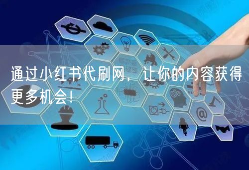 通过小红书代刷网，让你的内容获得更多机会！