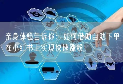 亲身体验告诉你：如何借助自助下单在小红书上实现快速涨粉！