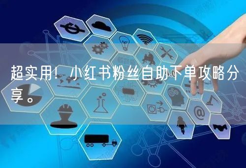 超实用！小红书粉丝自助下单攻略分享。