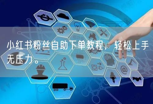 小红书粉丝自助下单教程，轻松上手无压力。