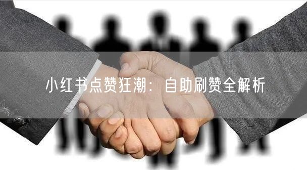 小红书点赞狂潮：自助刷赞全解析