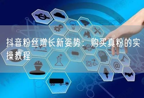 抖音粉丝增长新姿势：购买真粉的实操教程