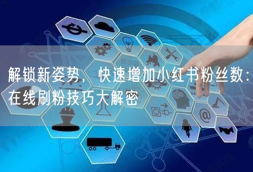 解锁新姿势，快速增加小红书粉丝数：在线刷粉技巧大解密