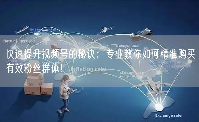 快速提升视频号的秘诀：专业教你如何精准购买有效粉丝群体！