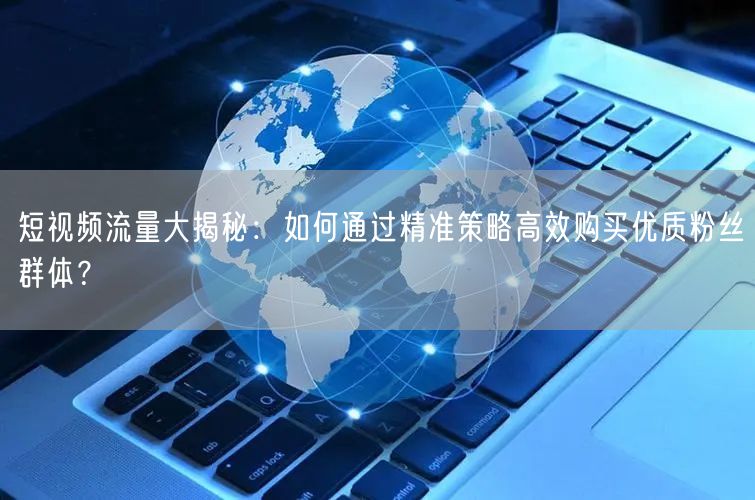 短视频流量大揭秘：如何通过精准策略高效购买优质粉丝群体？