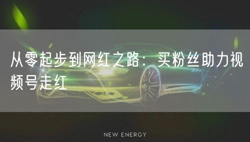 从零起步到网红之路：买粉丝助力视频号走红