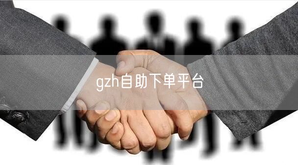 gzh自助下单平台