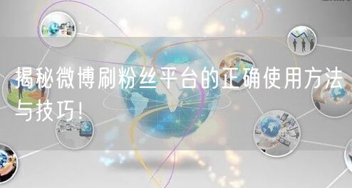 揭秘微博刷粉丝平台的正确使用方法与技巧！