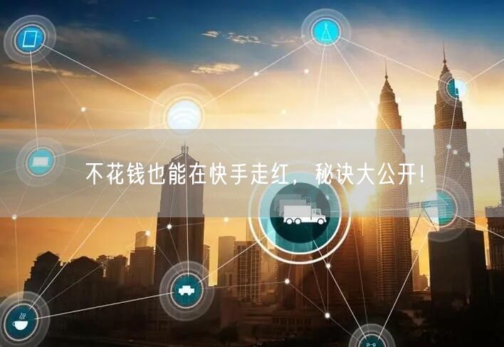 不花钱也能在快手走红，秘诀大公开！