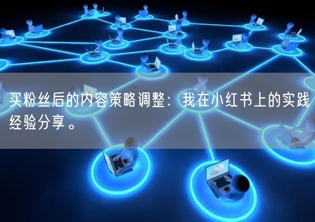 买粉丝后的内容策略调整：我在小红书上的实践经验分享。