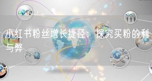小红书粉丝增长捷径：探究买粉的利与弊