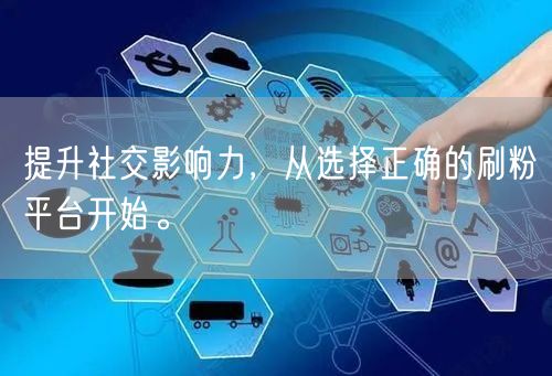 提升社交影响力，从选择正确的刷粉平台开始。