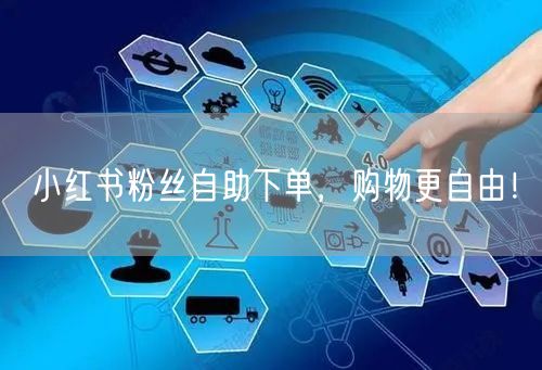 小红书粉丝自助下单，购物更自由！