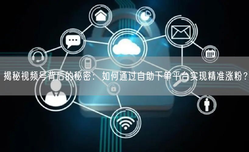 揭秘视频号背后的秘密：如何通过自助下单平台实现精准涨粉？