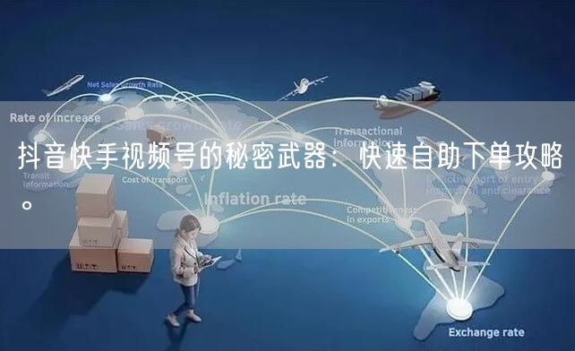 抖音快手视频号的秘密武器：快速自助下单攻略。