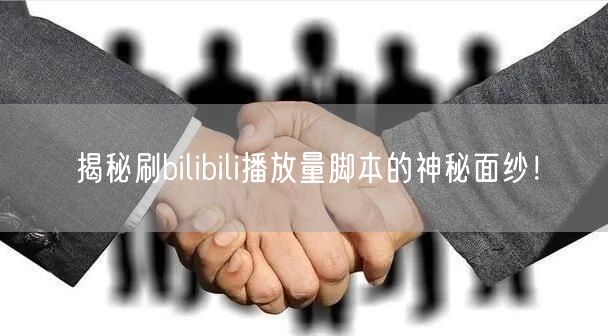揭秘刷bilibili播放量脚本的神秘面纱！
