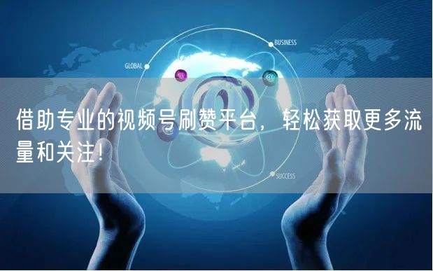 借助专业的视频号刷赞平台，轻松获取更多流量和关注！